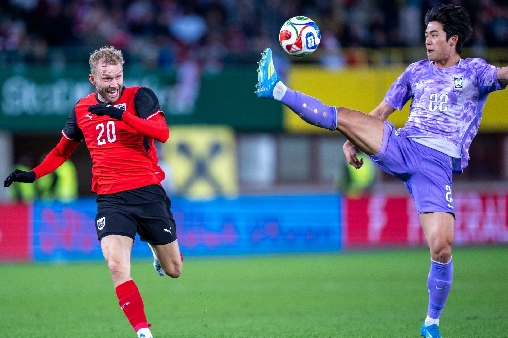 Bild zum Bericht „Österreich bezwingt Südkorea mit 1:0 und stellt Heimrekord auf“ – GRIPcapture