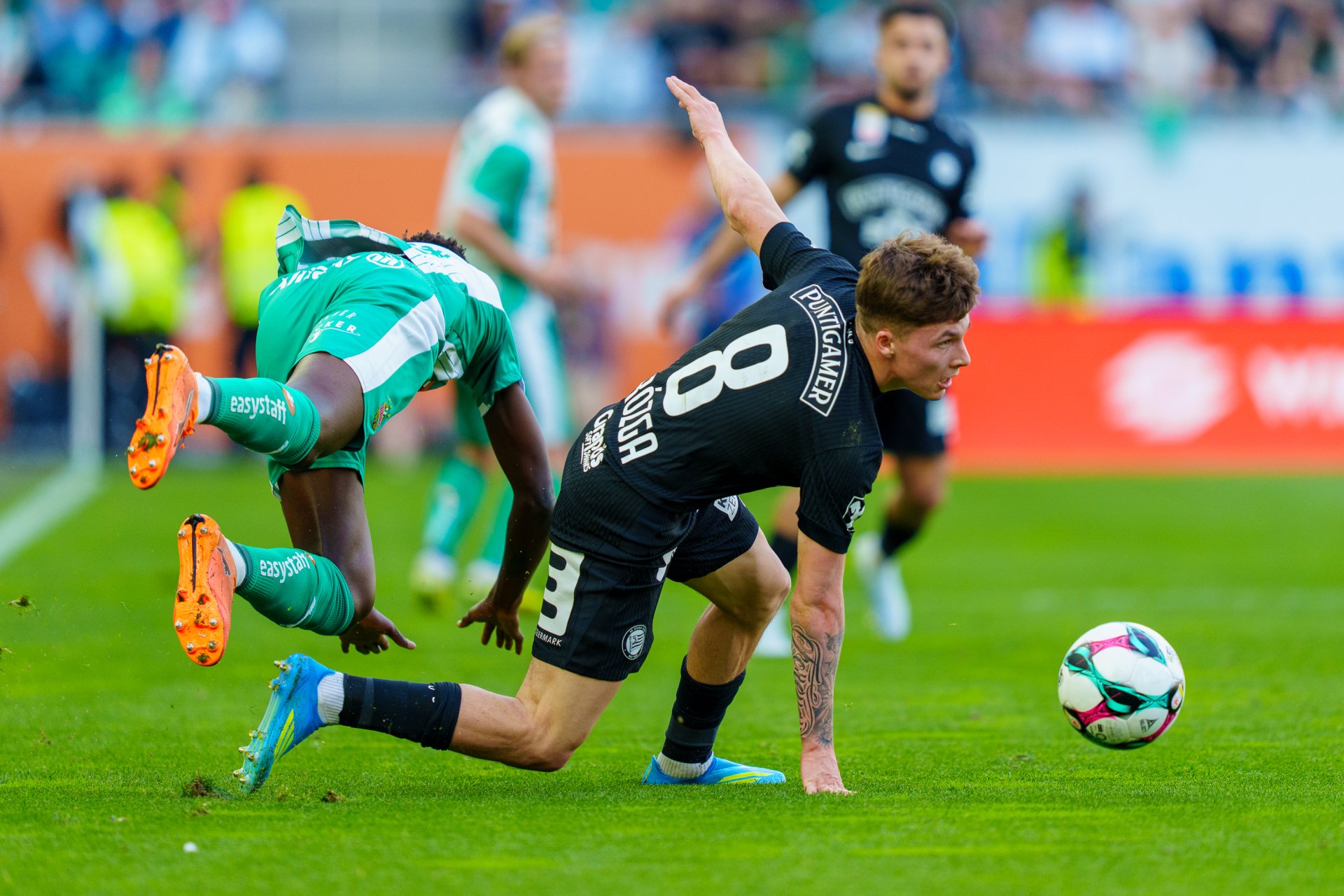 Bild zum Bericht „Sturm Graz gewinnt Topspiel bei Rapid und baut Tabellenführung aus“ – GRIPcapture